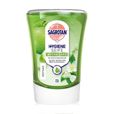 Sagrotan Hygiene Seife Grüner Apfel Jasminblüte 250 ml Flüssigseife für No Touch - Bild 1 von 4