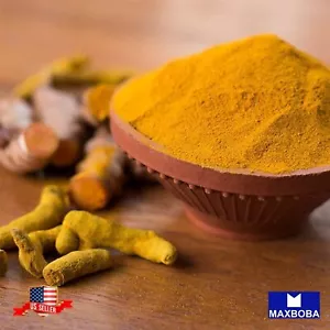 Curcuma in polvere biologica 100% pura naturale condimento spezie indiane - Foto 1 di 3
