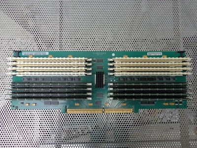 IBM 03N4164 4093 16-Slot SDRAM DIMM Memory Carrier Card RS6000 +8 128Mb 93h4702 - Image 1 of 3