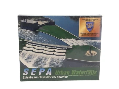Vintage 1995 SEPA Urban Waterfalls Chicago IL 1000 pc Jigsaw Puzzle 23" x 36" - Image 1 of 4