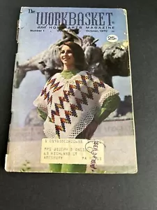 Vintage Small Magazine The WorkBasket Vol. 36 October 1970 Number 1 - Foto 1 di 3