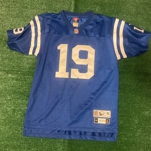 Vintage Rare Johnny Unitas Indianapolis Colts Jersey Size Kids XL Stitched - Picture 1 of 5