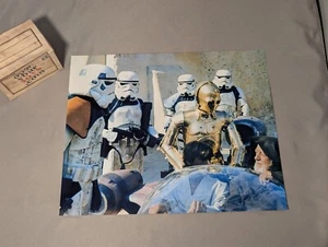 Star Wars A New Hope Obi-Wan, Luke, C-3PO, R2D2 Official Pix 8x10 Licensed Photo - Picture 1 of 1
