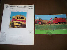 1974 New Holland Equipment Buyer's Guide & 1979 NH Magazine Hendricks Minnesota