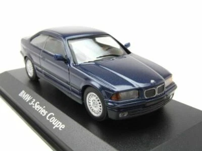 BMW SERIE 3 3ER COUPE E36 1992 BLU METALLICO MAXICHAMPS 940023321 1/43 METALLO - Immagine 1 di 4