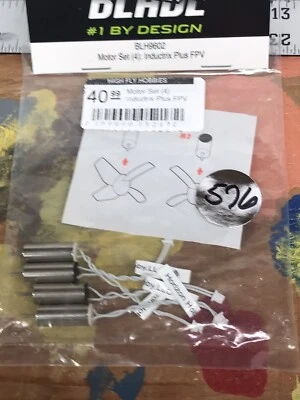 Blade BLH9602 Motor Set {4pc}: Inductrix Plus FPV NewInPack USA Shipped - Image 1 of 2