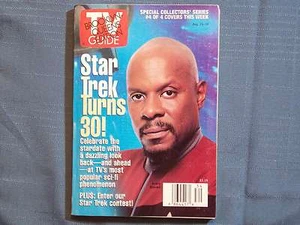 GUÍA DE TELEVISIÓN STAR TREK CUMPLE 30 #4 AVERY BROOKS CISCO WILLIAM SHATNER PATRICK STEWAR - Imagen 1 de 12