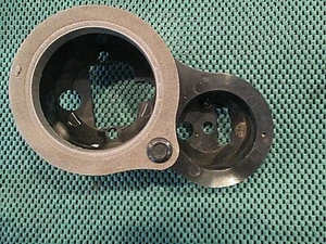 DUCATI OEM 1997-2003 ST2 ST4 ST4S tach / water temperature GAUGE BEZEL - Picture 1 of 6