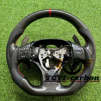 Carbon Fiber Steering Wheel Fit for Lexus GS300 GS430 ES350 2007-2012 - Image 1 of 4
