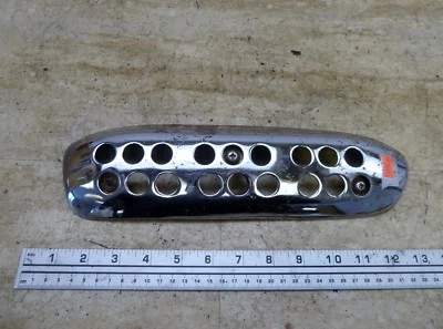 1971 Honda CL350 CB CL H1055-1. хромированный теплозащитный экран глушителя выхлопа - Изображение 1 из 4