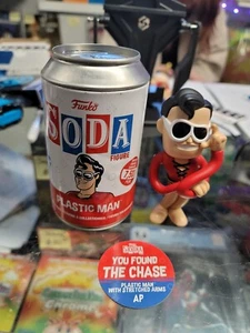 Funko Vinilo Soda DC Comics Plástico Hombre Estirado CHASE AP Artista Prueba Disco/Lata - Imagen 1 de 4