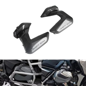 Carbon Engine Guard Cylinder Head Cover Protector Kit For BMW R1250 GS RT 20-up - Picture 1 of 8