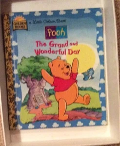 Little Golden Books - Pooh- The Grand and Wonderful Day-Free p.p. VGC - Picture 1 of 4