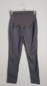 Gray Maternity Straight Leg Pants Women's Size Medium - Picture 1 of 9