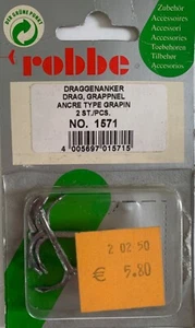 Ancre type grapin 2 pces 1571 Robbe - Photo 1 sur 1