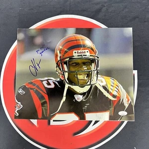 Chad Ochocinco Autographed 11x14 Photo Cincinnati Bengals Inscribed JSA COA - Picture 1 of 3