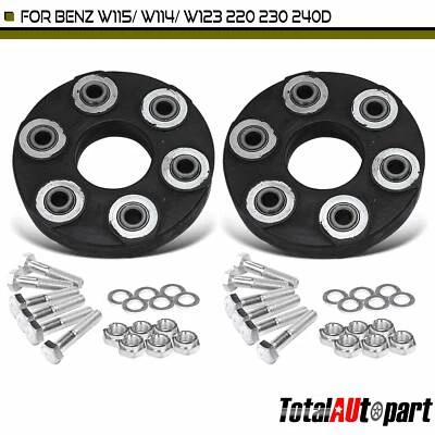 Junta flexible del eje de transmisión de 2 piezas para Mercedes-Benz W123 300TD W114 250 W115 220 Foto 1 de 4