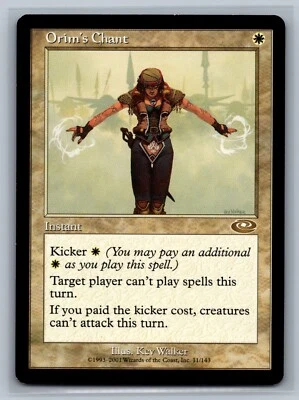 Magic The Gathering Planeshift Orim's Chant #11/143 MTG TCG CCG - Image 1 of 2