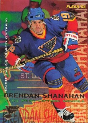 1994-95 Fleer Brendan Shanahan St. Louis Blues #191 - Image 1 of 2