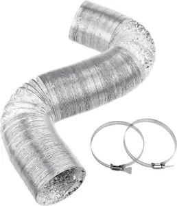 Dryer Vent Hose, 4 in x 25 ft, Non-Insulated, Includes 2 Clamps GLDUCT4X25CX12 - Picture 1 of 1