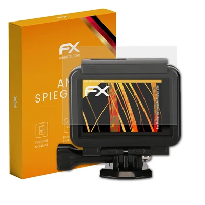 atFoliX 3x Panzerfolie für Rollei Actioncam Action one Schutzfolie matt&stoßfest