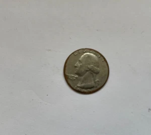 1965 Quarter .25 CENTS Error THIN COPPER & NICKEL - Picture 1 of 4
