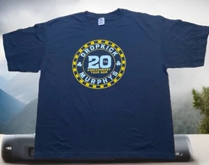 Dropkick Murphys 2016 Tour T-Shirt 20th Anniversary 2XL NEW Concert Celtic Punk - Picture 1 of 8