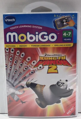 NEW& SEALED -VTECH MOBIGO KUNG FU PANDA 2 TOUCH LEARNING SYSTEM ~ 4-7 YEARS OLD - Image 1 of 2