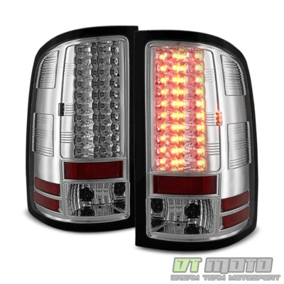 2007-2013 GMC Sierra 1500 2500HD 3500HD Lumileds LED Tail Lights Brake Lamps Set - Image 1 of 4