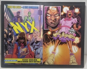 MCU NYX Comic Wall Art Framed 11”x 14” - Picture 1 of 4