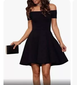 Ezbelle Clothing Co. Little Black Dress Stretchy Size L - Picture 1 of 7