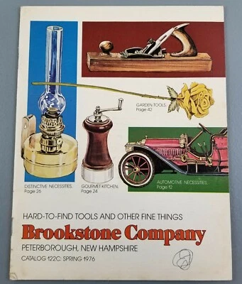 1976 Brookstone Company Hard-To-Find Tools and Other Things Catalog Vintage 76 - Image 1 of 3