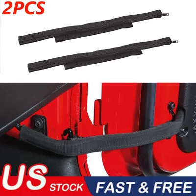 Door Limiting Check Strap Wire Protecting Harness for Jeep Wrangler JK JKU JL JT - Image 1 of 4