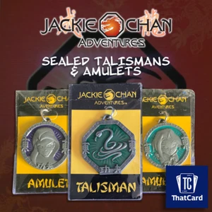 SEALED Jackie Chan Adventures Cards Talismans and Amulets J Team, Demons - Pick! - Foto 1 di 22