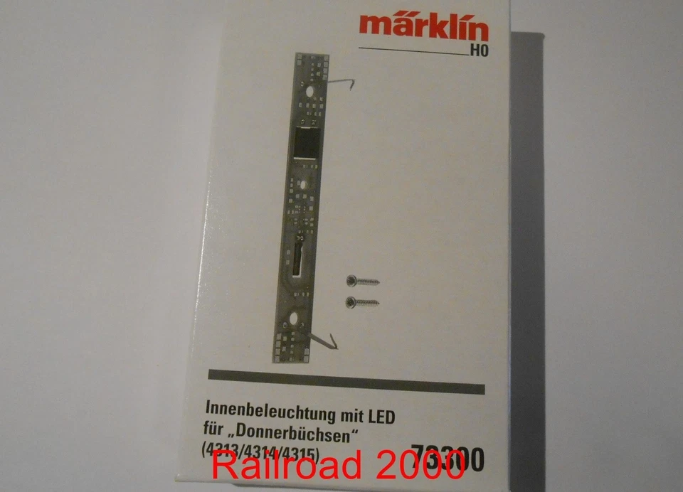 Märklin Innenbeleuchtung mit LED für Donnerbüchsen (73300)