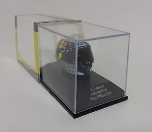 Minichamps 1:8 Valentino Rossi Model Helmet Moto GP Misano 2018 AGV Diecast - Picture 1 of 9