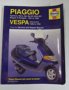 Haynes Service & Repair Manual Piaggio '91-'98 & Vespa '96-'98 3492 - Picture 1 of 2