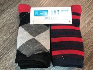 Paquete de 6 calcetines medianos Place Place Sport Crew para niños talla 1-2 - Imagen 1 de 2