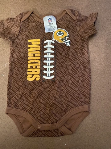 NFL GREEN BAY PACKERS toddler 3/6mo one piece Cover