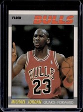 1987-88 Fleer Michael Jordan No.59 2nd Year Chicago Bulls EX Condition