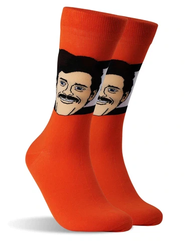 RON HEXTALL HOCKEY SOCKEY HALL OF FAME WALK IN THE FOOTSTEPS SOCKS NIB 7-12 Cover