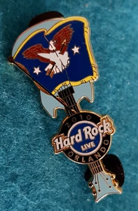 ORLANDO LIVE US AIRFORCE BALD EAGLE FIGHTER JET GUITAR 2010 Hard Rock Cafe PIN - Picture 1 of 1