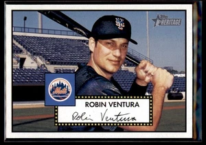 2001 Topps Heritage Robin Ventura SP #319 New York Mets - Bild 1 von 2