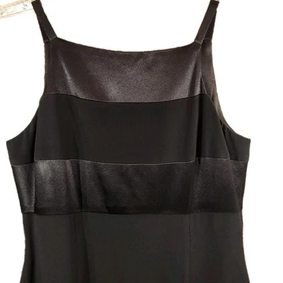 Maxi Vestido Dave & Johnny Años 90 S Espagueti Halter Busto Satinado De Colección Baile de graduación Y2k Foto 1 de 4