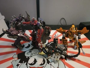 Transformers Movie Figures Lot - Shockwave, Sideswipe, Scorponok, Sunspot -... - Picture 1 of 20