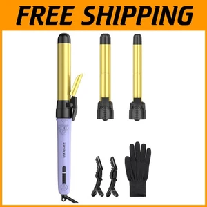 Self-Rotating Curler with Interchangeable Barrels - Picture 1 of 10