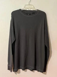 Mens Redhead Long Sleeve Pullover Shirt Green LARGE - Picture 1 of 3