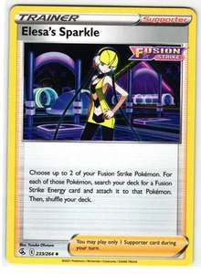 ELESA'S SPARKLE 233/264 FUSION STRIKE ENGLISH POKEMON TCG - Picture 1 of 2