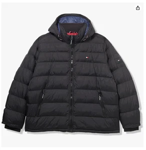 Tommy Hilfiger Giubbotto Uomo con Cappuccio Puffer con Polyfill Nero Taglia Large Nuovo con etichette Nuovo - Foto 1 di 4