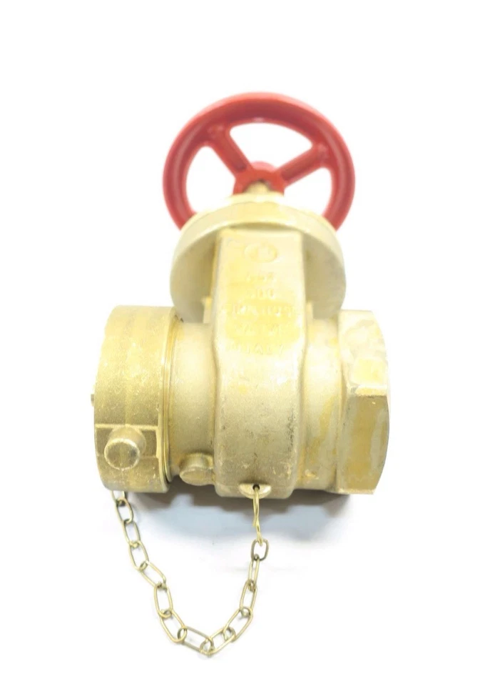 B100 300 Firehose Valve FM 3" x 2-1/2" 37WL BH, Wedge Gate Valve - Image 1 of 4
